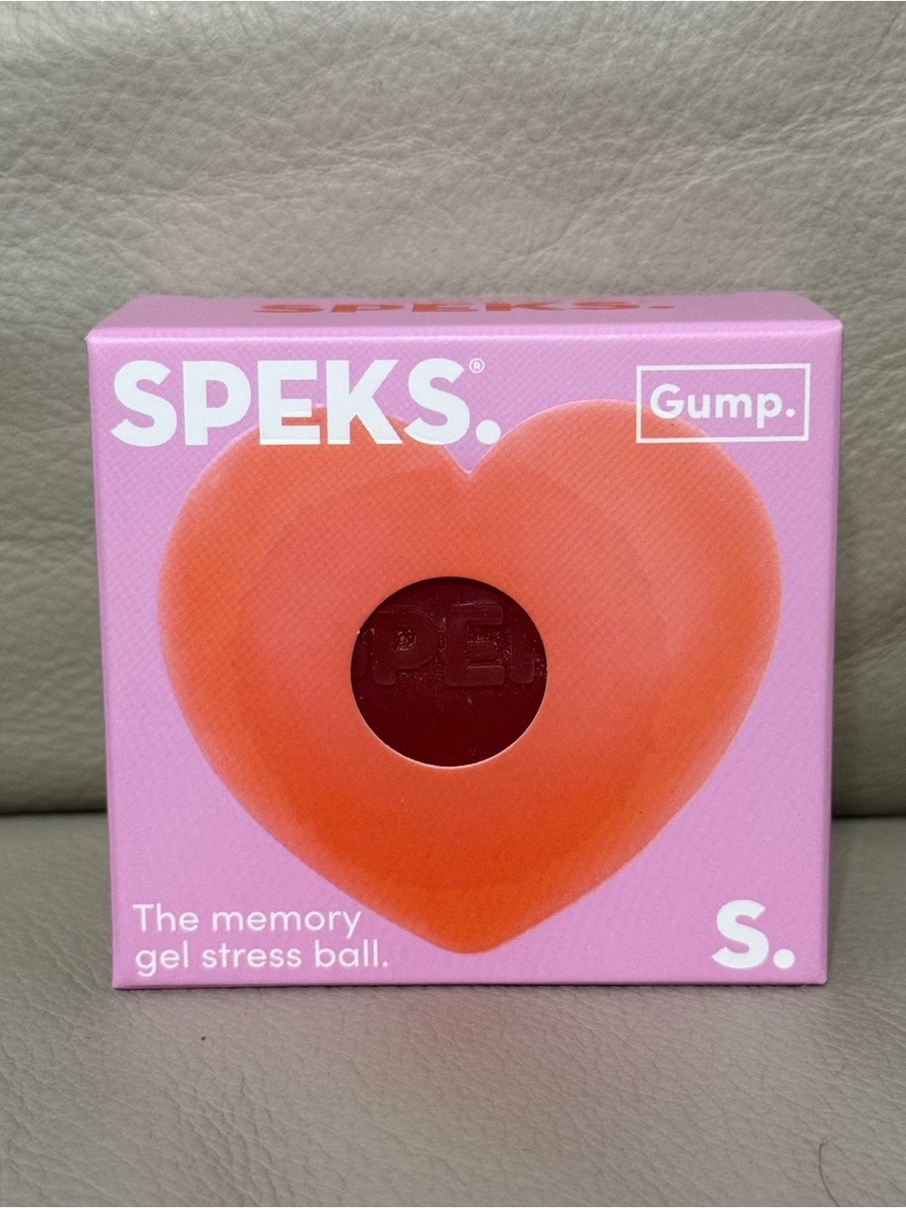 NEW Speks Gump Heart Red Pink Squishy Limited Edition!
